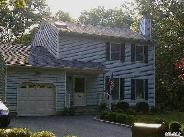 Lovely 3Br, 1.5 Bath Colonial On 1.06 Acres (Can Have Horses)! Oak Kitchen Cabinets, New Stainless Steel Dishwasher & Refridgerator, Hardwood Floors, Pellet Stove, Fireplace, Freshly Painted, Ceiling Fans Stay, 200 Amp Elec, 5 Year Young Roof, Nicely Landscaped W/Cobblestone Driveway, Well With Culligan Water Filtration System, Must See!