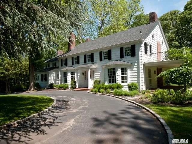 Turn Of The Century Grand Colonial Set On 3 Shy Acres. Historic Residence Done To Perfection.