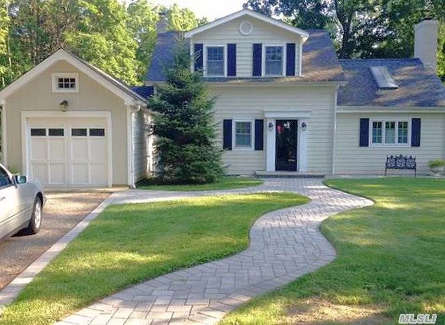 Woodbury Rental: Comfortable Expanded Cape Cod Country Style Home On Over 1 Acre Of Privacy. Huge Yard With Firepit And Waterfall. Fully Furnished. Stainless Appliances. 4 Season Sun Room With Radiant Floor Heat. Great Location. Syosset Schools. Close To All Amenities In Quiet Neighborhood.