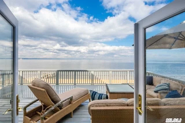 5 Br, 4.5 Ba Waterfront Beach House W/200Ft. Of Sandy Beach. Ensconced W/In Private Gated Enclave. Stunningly Update & Flooded W/Light, W/Spectacular Views Across Li Sound. One Of A Kind.