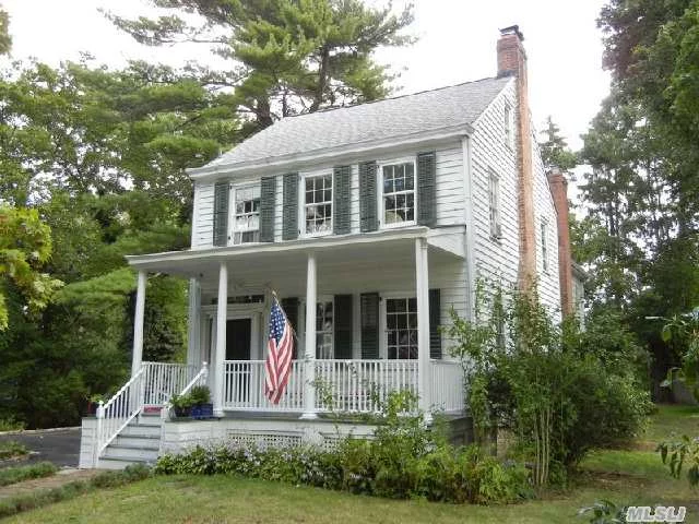 A 4Br, 3.5Bth 2, 450Sq Ft Home On Pvt Road With Beach Rights And Views Of Oyster Bay. Pvt Yard With Mature Trees & Gardens Around Brick Terrace. Built C.1840 With 2 Additions, Many Original Details Lovingly Restored. Natural Gas Fired Generator With Automatic Turn On Oil Fired Hw Heat. Garage, & 2 Basements. Walk To Shops, Library, Lirr.