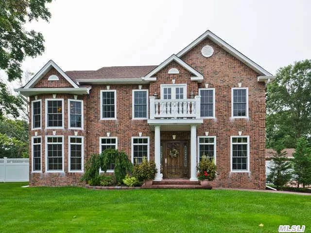 &rsquo;State Of Art&rsquo; Custom Home. Solid Brick Colonial Offers Beautiful Wood Floors, Gourmet Kitchen Complete With Island And Stone, Bar, Two New &rsquo;Acquapeutic Steam Showers, Banquet Size Formal Dining 11X20, Stunning Loft Upstairs Leading To Master Suite, Gorgeous Landscaping W/ Gazebo , 24X28 Custom Deck , 2 Car Detached Garage And More. Taxes Star Approved $11, 600.03