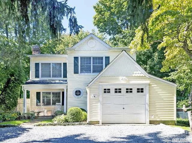 Pristine Completely Renovated 3 Bedroom, 2 Bath Colonial, Charming Details Include Front Porch, Custom Trim And Woodwork Throughout, Granite And Stainless Kitchen, New Baths, Fabulous Sunroom. Situated On Quiet Tree Lined Street.