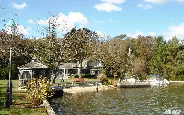 Great River (3) Bedrm (3) Full Bath Farm Ranch W/ Breathtaking Views Of The Connetquot River. A Boat Lovers Dream...132 Ft. Of Bulkhead Rm For 3 Small Or 2 Large Boats W/Deep Waterways To Great So. Bay. Private 30 Ft.Beach W/ Screened Gazebo, So Peaceful! No Interior Water Damage From Sandy Dual Electric Meter For M/D W/ Permits Best Value On Great River Waterfront!!!!!