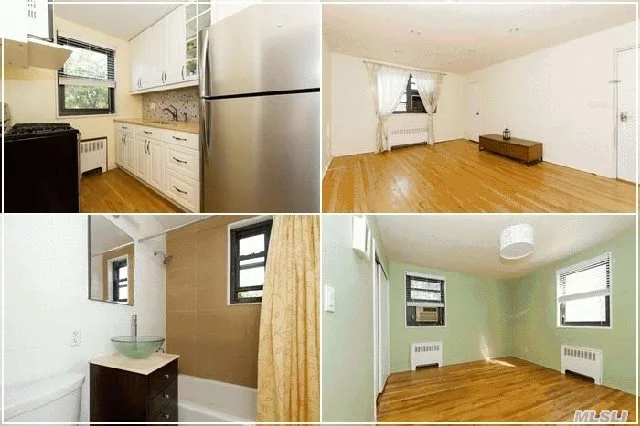 Large Recently Renovated 2Br Upper Clearview Gardens Coop. Large Living Room, Separate Dinning Room And Renovated Kit And Bth. Hardwood Floors, Very Quiet Block, Easy Access To Highways, Cats Ok, All Utilities Included With Maintenance Charge, Storage Attic Included.