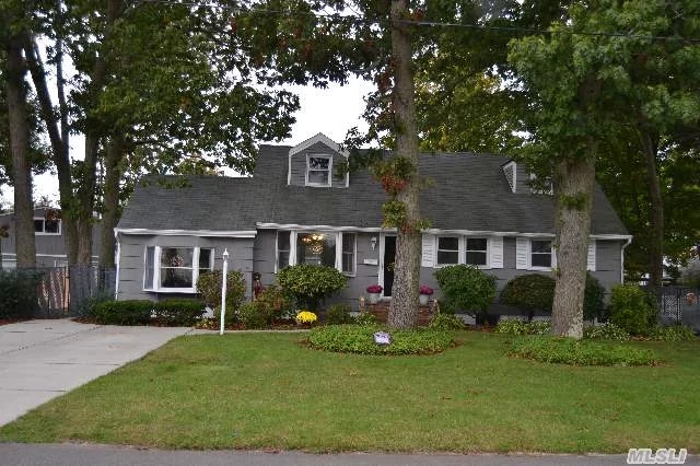 Large Expanded Cape In Lawrence Farms.Possible Accessory Apartment W/Proper Permits.Updated Kitchen W/Cherry Cabinets-Sunken Master Bed W/Separate Dressing Area On 1st Floor-Gorgeous In Ground Pool-Pond-Huge 2.5 Car Detached Garage W/Stand-Up Loft-Full Finished Basement W/Summer Kitchen-Full Bath & 2 Bonus Rooms! Walk To Village!