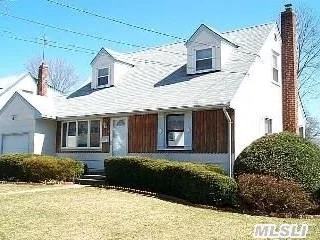 Large Four Bedroom Cape On Lg. Property.Eat In Kitchen, Formal Dining Room, Large L/Room, Three Full Bths., Large Finished Bsmt. Must See! Taxes Do Not Reflect Star Prog. Discount !