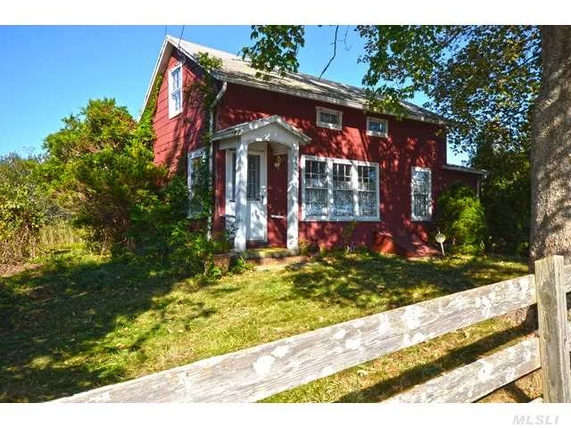 Wanted: Homeowner Good With Their Hands. Vintage Saltbox Home In Need Of Lots Of Attention! Offering Vintage Pine Floors, Main Floor Bedroom, Large Kitchen, Dining Room And Living Room. This Entry Level Home Is Being Sold As Is. Perfect Opportunity To Create Your North Fork Retreat!