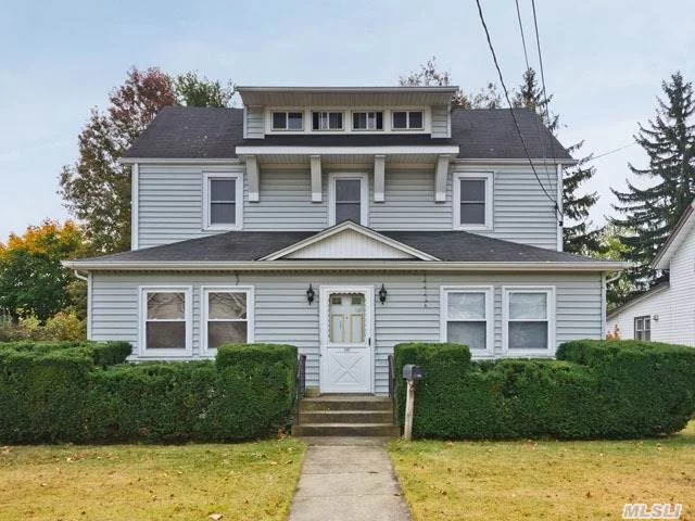 Totally Renovated, Featuring Large Rooms, Extended Eik, Great Potential, Gas Cooking, Close To All,  Lirr, Broadway Mall, Houses Of Worship And Highways