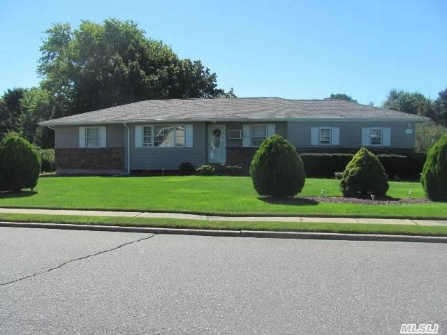 Sprawling 3 Bedroom, 2 New Bath Center Hall Ranch Complete W/Formal Dining Room, Sunken Den W/Fireplace, Full Basement, 2 Car Garage & Nestled On Almost 1/2 Acre. 37Star Approved $9636.28