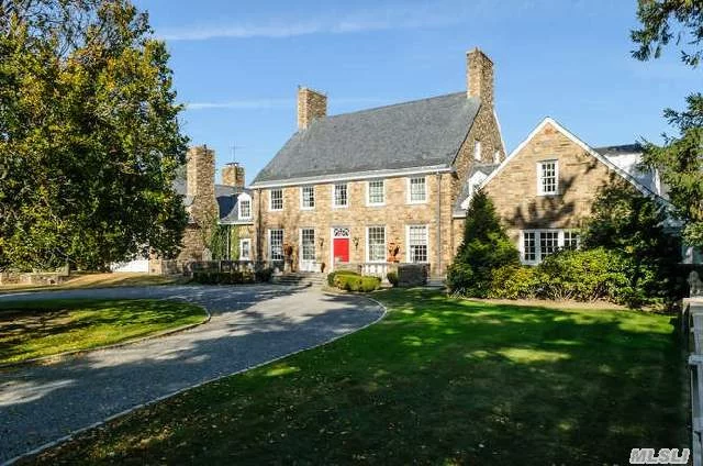 This Magnificently Renovated Former Pratt Estate Is Rich In History, And Its Grandeur Is Reminicent Of The Gatsby Era. This Stone Mansion Is Set On 3 Waterview Acres With Formal Gardens, Pool And Tennis. Furnishings Are Included In This Remarkable Offering. Don&rsquo;t Be Afraid To Dream, Because This Dream Can Come True. Just Don&rsquo;t Miss Your Chance To Own Shangri La!.