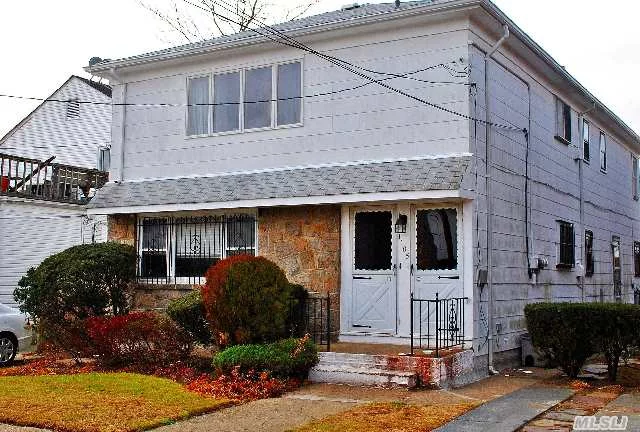 Detached 2 Family Located In A Private Cul-De-Sac Overlooking Jamaica Bay In Far Rockaway,  Bayswater Section Of Queens. The 1st Floor Has A Living Rm,  Eat-In-Kitchen,  3 Full Size Bedrooms & Bath. The Second Floor Apartment Has 4 Br,  1.5 Baths,  Living Room,  Eat-In-Kitchen,  The Gas Heating Unit & Hot Water Tank Is New,  New Roof,  Backyard Offers Water View Of The Jamaica Bay.