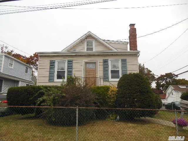 4 Br, 2 Fbth Cape With Newer Roof, Siding, Windows. Large Living Room, Formal Dining Room, Full Basement W/ Ose, 2 Car Garage, Close To Lirr. Taxes Do Not Reflect Star Discount Of 1483.71