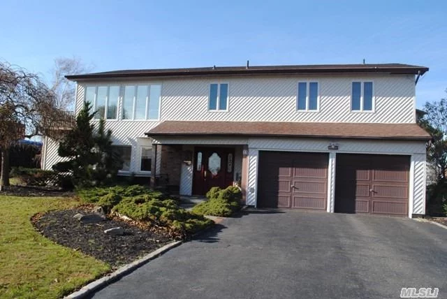 5 Bedroom 3 Bath Colonial Untouched By Sandy! Located On A Cul-De-Sac With Views - Seconds To Bay! 2 Car Garage, Mstr Bdrm Suite W/Jacuzzi Spa. 2 Cabanas And Beautiful In Ground Pool All On 100X200 Lot. Buyers To Verify All Information. New Bulkhead