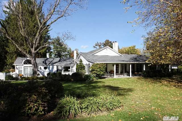 Calling All Horse Lovers-Renovated 4 Bedroom, 2.5 Bath Ranch In Brookville, Jericho School District. Located Next To Brookville Farms This Special, Unique And Beautifully Updated Home Exudes Warmth And Charm And Features A Gourmet Eat-In-Kitchen, 3 Fireplaces & Two Separate Cottages Each With Electricity. Uses May Include A Barn, Garage, Lovely Potting Shed Or Art Studio