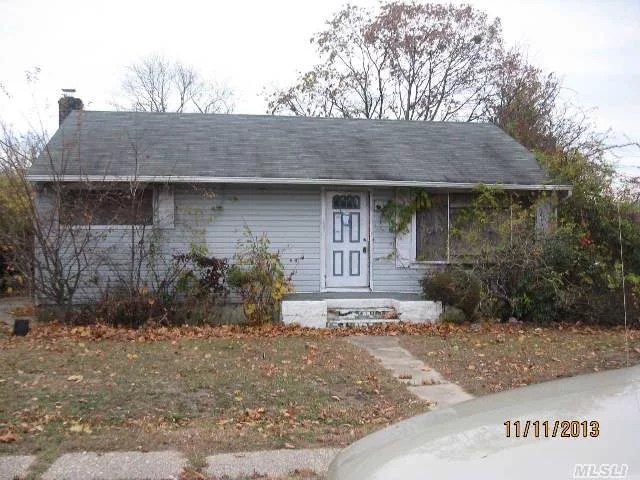 3 Bedroom, 1 Bath,  Ranch Style Located On Nice Size Property. Needs Tlc. Great Opportunity To Own.