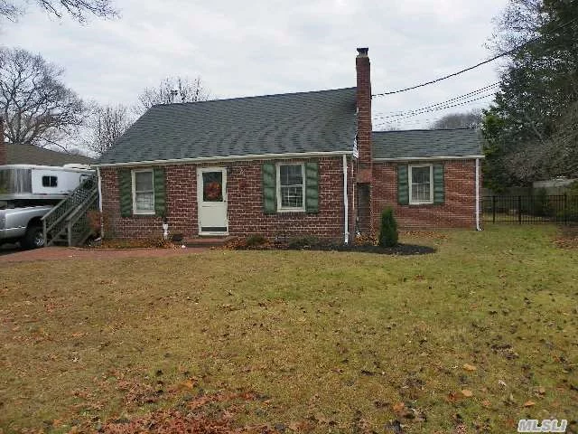 Great, Quaint 3/4 Br Rear Dormered Cape Bordering Brtwtrs Village, Close To All.Hdwd Flrs 1st Floor.Newer Eik, Fdr, Cozy Lr W/Fpl.2 Baths, Full Basement, Det Garage.This Is A Great Starter Or Retirement Home.Star=$9, 467.57!!