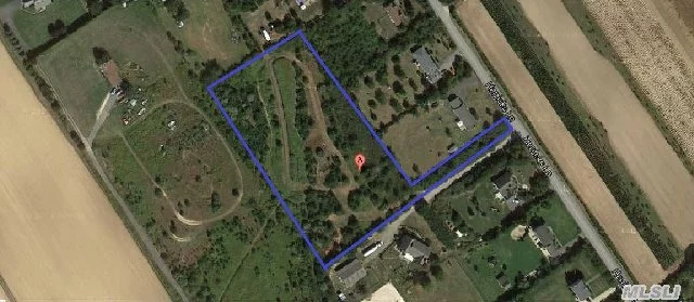 3.56 Acre Flag Lot In Jamesport. In The Heart Of The North Fork. Wineries, Horse Farms And Beaches All Close By. This Property Is Tucked Away For Privacy.