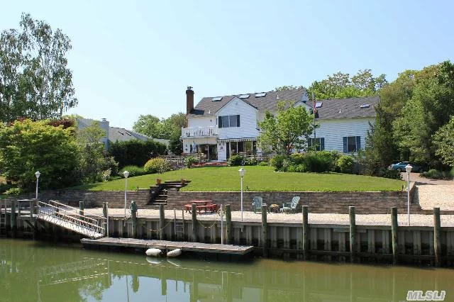 Boaters Delight..110 Feet Of Bulkhead On Deep Water Canal Leading To Peconic Bay In Southold. 30&rsquo; Of Floating Dock With Water & Electric. There Is Plenty Of Room In This 5 Bedroom 4.5 Bath Home With Guest Wing. Enjoy Waterviews Out To The Bay From Their Many Balconies Or Make Your Way To Beach In Private Community.Hardwood Floors, Cac, Central Vac, New Stove