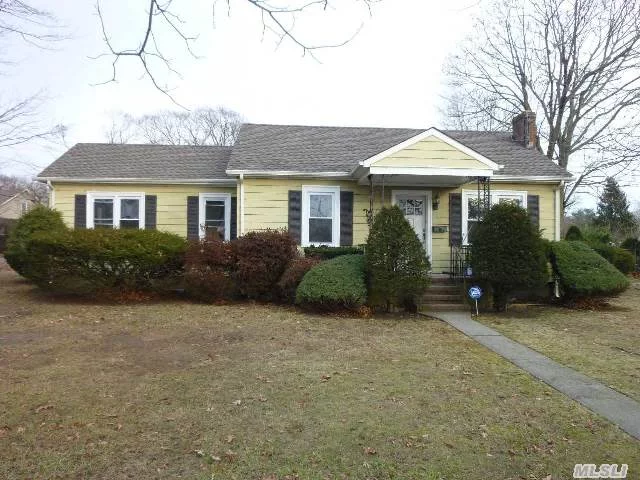 Lovely 3 Bedroom Ranch With Lots Of Character And Charm! Located In West Islip! Great Layout, New Kitchen, Bathroom, Windows And Roof. Updated Gas Heat! Washer/Dryer Included, Gas Fireplace, Hardwood Floors, Finished Basement, Plenty Of Storage Space. King Size Master Bedroom, 600+ Sq Ft Detached Garage Available.