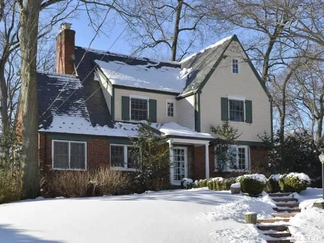 Heart Of Munsey Park Center Hall Colonial On Oversized Lot, Formal Dining And Living Room W/Fpl, Eik, Family Room, Master Suite W/Full Bth, Former Master Suite W/Full Bth, 2Br, Stairs To Full Attic, Sunroom, Maids Room W/Full Bth, Finished Basement W/Fpl, New Gas Furnace And Water Heater