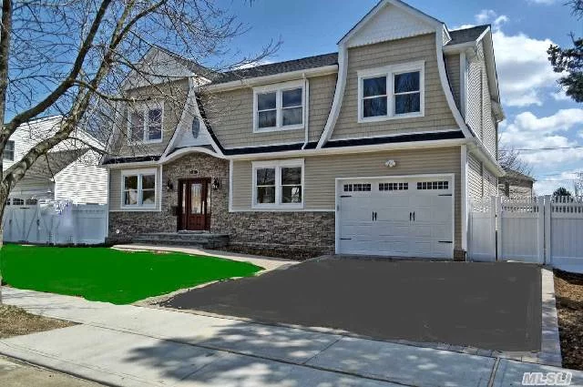 House Completed With C Of O. New Re-Construction In Desirable North Syosset Area. Magnificent 6 Br/3 Bth (Or 5Br, 1Office, 3Bath) Colonial Built W The Finest Craftsmanship & Materials, Cac, Cvac, Double Hgt Entry,  Spacious Flr, Fdr, Gourmet Eik W/Granite & Gas Cooking,  2nd Fl Grand Master Ste W/Lux Jacuzzi Bth Plus 4 Br&rsquo;s & Full Bth. Family Rm W/Fire Place.