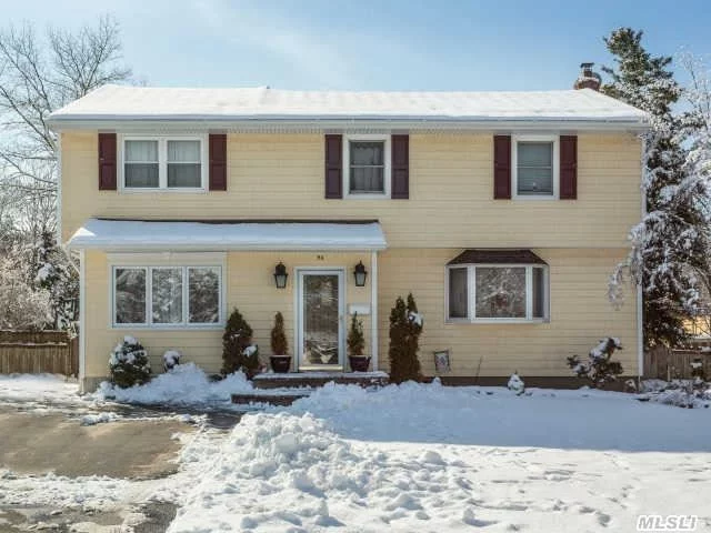 East Islip Country Village Colonial, 4 Large Bedrooms, 2.5 Baths, Living Room W/ Fireplace, Dining Room, Office/Den, Enclosed Sunroom, Two Tier Deck, Backyard Backs Up To Hecksher Park, New Roof, Siding, Windows And Heating System. Taxes W Star 12, 790.51