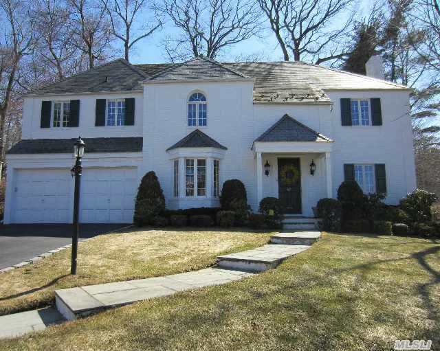 Classic Brick And Stucco Center Hall Colonial Featuring 5 Bedrooms And 4 Full Baths Set In Strathmore Vanderbilt. This Impressive Home Has Been Expanded, Beautifully Renovated And Meticulously Maintained. Gracious Living Room With Fireplace, Formal Dining Room, Gourmet Eat-In Kitchen Adjacent To Fabulous Family Room With Fieldstone Fireplace And Vaulted Ceiling Plus Office.