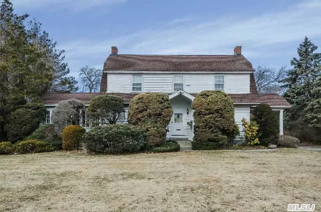 Here Is Your Chance To Own One Of The Most Prestigious Estates In All Of Bayport. This Stately 6 Br Colonial Is Nestled On A Parklike 1.7 Acre Property, Traditional Detail Abounds As You Walk Thru A Timeless Classic.