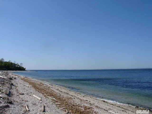 Superb Sound Front Lot-All Permits And Plans In Place- This Lot Is Ready To Go. Forever Views Of The Blue Long Island Sound. Connecticut, And Wild Bluffs