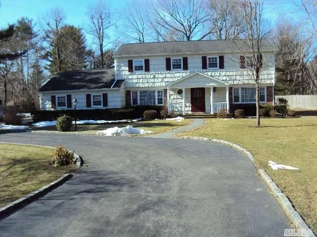 True Center Hall Colonial Sits On A Nicely Maintained Acre. Home Has Spacious Rooms And Hardwood Floors Through Out. Family Room Features Fireplace And Built In&rsquo;s. Master Has It&rsquo;s Own Dressing Room With Walk In Closet And Bathroom. Large Sized Bedrooms.