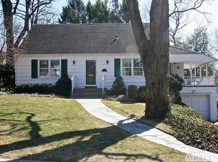 Mint!Pristine 4 Br/2 Bath Cape On Oversized Prop.Lr/Fpl.Fdr. Sun Filled Custom Granite Eik W/Beamed Cathedral Ceilings, Architectural Windows And Top Of The Line Appointments Opens To Rocking Chair Porch. Full Basement W/Playroom. Bright & Sunny Mudroom/Laundry Rm W/Door To Yard.Cac. Easy Walk To Town, Jhs, Hs, Shops & Rr. Guggenheim Elem. Must See!