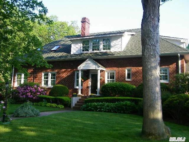 Beautifully Spacious 3200+ Sq Ft Brick Colonial In The Heart Of Brightwaters Village. 9 Ceilings, Grand Size Bedrooms, Master Bedroom En Suite, Skylights Throughout, W/D On First Floor. Detailed Woodwork And Wood Floors. Many Green Features And Cac. Plenty Of Storage. Private Deck With Hot Tub And Landscaped Grounds. Large Workshop, Much More!!!