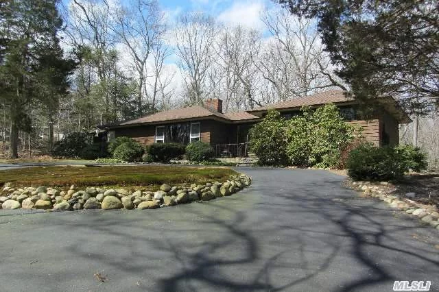 Privacy Abounds In This 3 Bedroom Ranch Nestled In The Lovely Village Of Laurel Hollow.