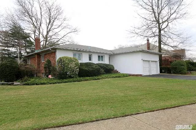 A Fabulous Spacious Brick Ranch Features 3-4 Bedrooms, 2 Fbaths (1 In Master), Gleaming Hardwood Flrs, Eat-In-Kit With Vaulted Ceiling & Skylite, New Dishwasher, Full Finished Bsmt W/Plenty Of Storage, Laundryrm W/New Washer/Dryer,  Utilities. Andersen Windows Thru-Out, New Cac, New Brick Walk &Stoops, 2 Car Garage, Midblock, Taxes W/O Star $1, 100.56. Don&rsquo;t Miss!