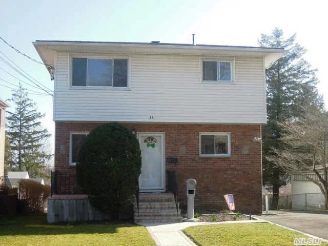 Legal 2 Fam Home.Orig 3X1 Made Into 2X1 On Each Fl W/Walk-In Closets.Owner Presently Using First 2 Flrs(4X2)With Approval To Rent Lower Level.Otherwise, Can Be 2nd Fl Rental.1st Flr Rental W/Use Of Basement.New Roof, Windows, Siding, Bths, Double Blacktop Driveway, Brick Walkway/Front Porch & Side Porch W Railing.Park, Pool & Tennis.Off St Parking/2 Cars.Refinished Hw Flrs.