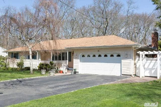Turn Key Diamond Ranch On Dead End Street In Islip Schools.Formal Lr And Dr With Hw Flrs, Den W/ Gas Fp Open To Beautiful Newly Renovated Eik With Sliders Leading Out To Oversized 4 Seasons Rm. Sitting On 1/2 Acre On Manicured Property.Many Ammenities Include Cac, Central Vac, Radiant Floor Heating, Igs, Covered Porch, 2 Car Att Garage, Full Basemnt And More! Taxes W/Star 11379.