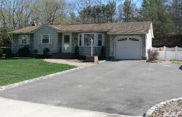 Well Maintained 3 Br Ranch Desirable Commack Sd. New Carpeting Over Gleaming Hw Flrs Thru Out. Updated Granite Bath. Full Fin Bsmnt W/Den Or Playroom & Bath, Utility Room. Lots Of Storage Space. Newer Roof, Hw Tank, Wndws. Alarm System, Cac, Igs. 1 Car Att Garage W/Extended Driveway. Fully Pvc Fenced Property, Huge Deck In Backyard. See It Today - Call It Home Tomorrow.
