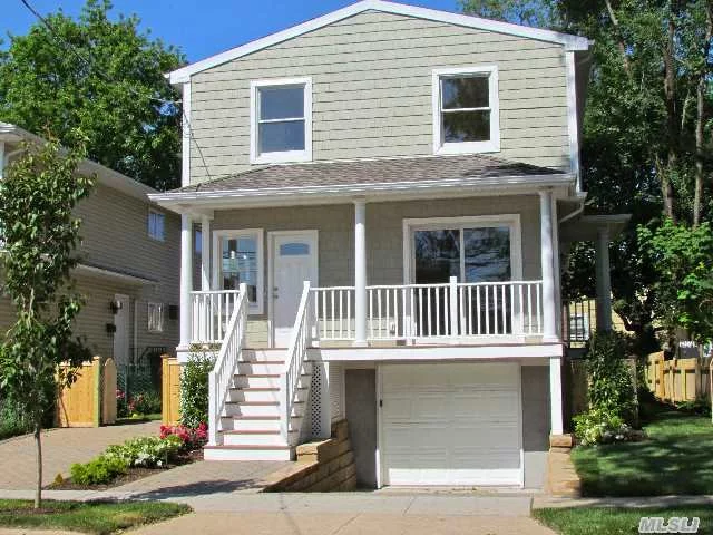 Investors Dream! 6 % Return!-New 2-Fam Front To Back Duplex 3 Flrs Ea.1/2 Block From Beach, Shopping, Community Park-Incl Pool & Ball Courts. Easy Commute On Best Train Line To Manhattan (36Min) 2 Separate, Private Back Yards, Decks And Patios 3 Bedrooms (Ensuite) 4 Full Baths 1-Half Ba. Garage.Central Ac, Abundant Landscaping.In-Grnd Irrigation.Ample Storage.