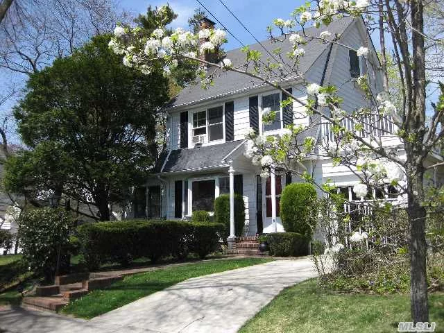 Lvly Side Hall Colonial On Oversized Property With Endless Potential--Walk To Manhasset Train Station, Munsey Park Elementary School In Much Desired Sd#6, Lg Den Off Lr & Dr, Stairs To Attic, Gas Generator, Fully Fenced Yard, Charming Quiet Neighborhood