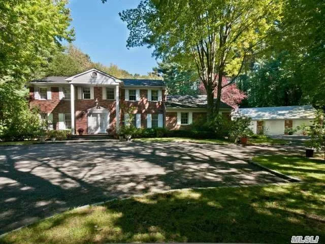 Great Location For The Most Discerning Buyer!Located On A Quiet Cul-De-Sac, This Lovely Center-Hall Colonial Features A Spacious Updated Kitchen With Granite Counters And Center Island, 5 Bedrooms, 3Renovated Baths, And 2 Powder Rooms.2+Professionally Landscaped Flat Acres With An Amazing Igp W/Waterfall, Blue Stone Patio, And 5 Car Garage.