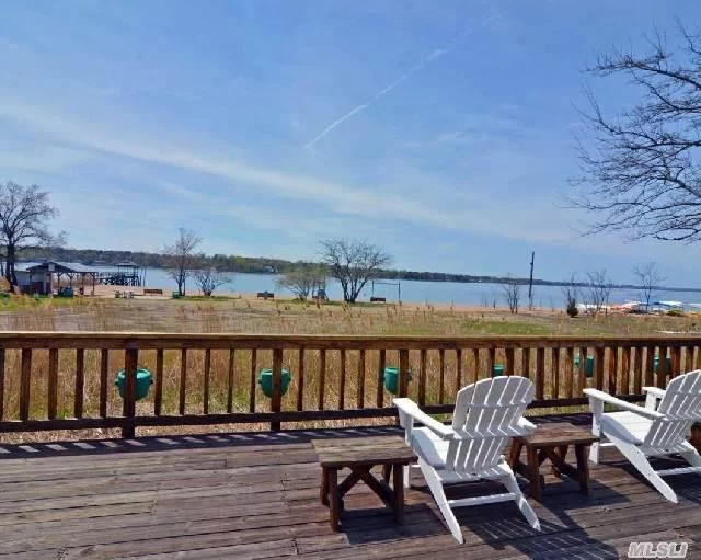 Spectacular Beach Front, Renovated & Expanded Home. Waterviews From Every Room. First Flr Mbr Suite. 150&rsquo; Frontage On Manhasset Bay Estates Beach.