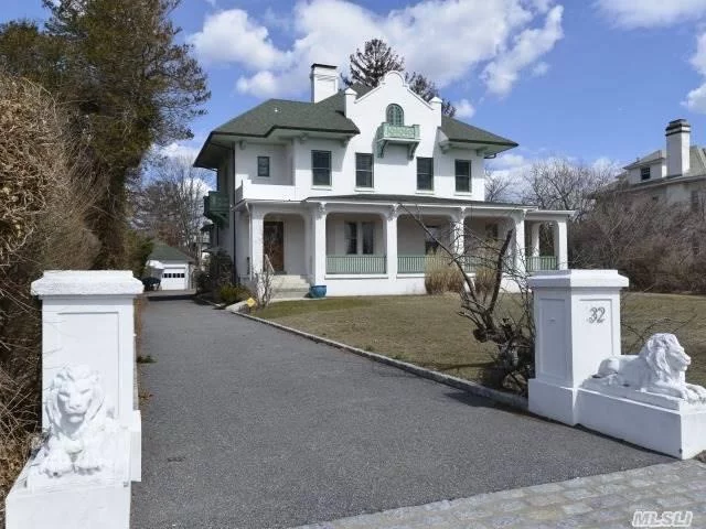 Turn Of The Century Archetechtural Gem With Sweeping Views Of The Grand Concourse. Spectacular Wrap Around Porch With Plenty Of Space To Create An Outdoor Haven. Gorgeous Inlaid Floors, Grand Room Sizes, 3rd Floor Loft Bedroom En Suite With Claw Foot Tub! Enjoy The Convenience Of Docking Where You Live!