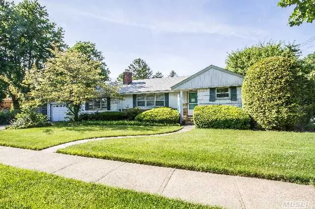 Opportunity Knocks! 3 Bedroom North Syosset Ranch, Walk To Lirr & Schools. Spacious Lr And Formal Dining Room, Den W/Fplc, Large Master W/Full Bath, Cabinet-Lined Eik, Enclosed Florida Rm. Updates Include Cac 4 Yrs, Roof 5 Yrs, Oil Burner 6 Yrs, New Dishwasher. Private Fenced Yard, Ig Sprinklers. Berry Hill Elementary. So Wds Middle.