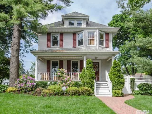 Home Sweet Home! This Front Porch Colonial Has Been Lovingly Maintained And Offers 3 Bedrooms 1.5 Baths. Formal Living Room With Pocket Doors To Formal Din Room Featuring Built-In Corner Cabinet. Eik With New Stainless Steel Appliances And Pantry