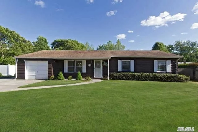 Ranch In Sachem On A Quiet Street Features Some Updates Including Granite In Kitchen And More. Taxes With Star 6693.72