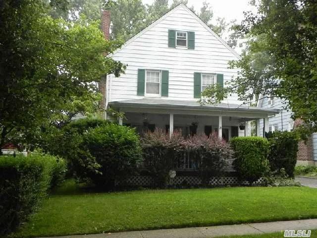 Updated Front Porch Colonial In Park Section Featuring 3 Bedrooms, 1 1/2 Baths, Living Room With Fireplace, Formal Dining Room, Rear Deck, Close To Town, Train And Schoold.