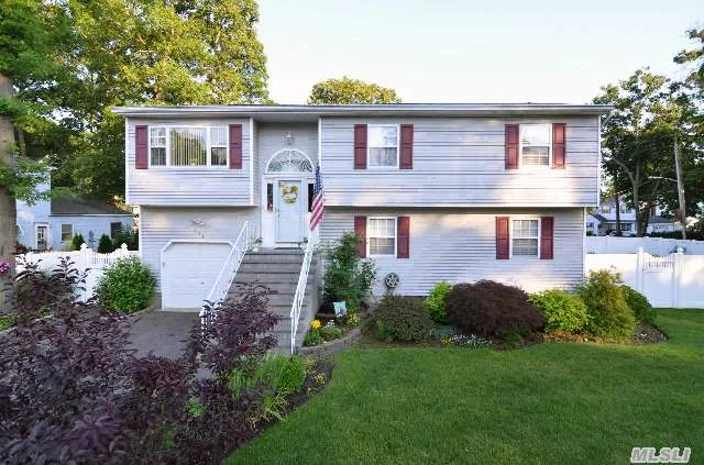 Oversized Hi-Ranch, New 3 Year Old Kitchen W/ Quartz Countertop, Roof 3 Years, Sprinklers 1 Year, Trex Entrance Stairs. New Boiler/Hot Water Heater, Hardwood Flrs, Central Air, Spacious Custom Home In The Lake Hills Section. Den On Second Level Is Sound Proof. House Has Gutter Helmets And Washer Runs To A Separate Drywell. Star Discount Approx $1, 052.