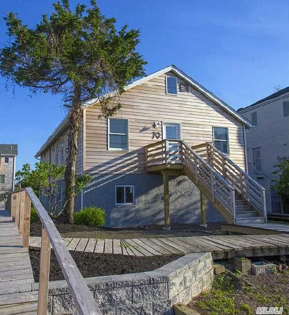 Welcome To All Year Round Resort Living In This Down To The Studs Renovated Modern Beach House W/ Views Of Fire Island Inlet.Area Noted For Great Fishing & Boating Just 50 Min From Nyc & 15 Min To Lirr. Boasts Living Room W/ Huge Fireplace, Mast Bedroom Suite, New Utilities, & Appliances W/ Warranty. Great For Entertaining W/ Lots Of Parking. Relax And Enjoy Nature!