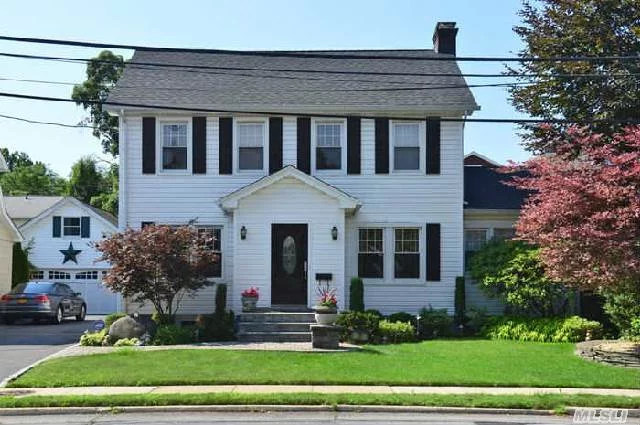 Country Colonial With Charm Abound. Beautiful Wood Floors Throughout, Granite Kitchen, Industrial 6 Burner Thermador Stove, 2 New Bathrooms, 3 Bedrooms, Formal Dining Room, Living Room With Fireplace, Near Town And Train.